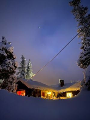 Nyår i prisvärd mysig gammeldags stuga - Bild 11