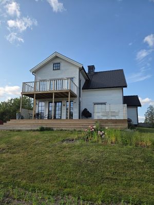 Nyrenoverat hus vid Marholmen