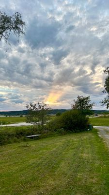 Vy från husets altan.