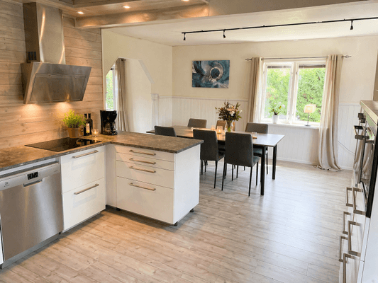 150 m till badsjö och 2,5 km till Isabergtoppen