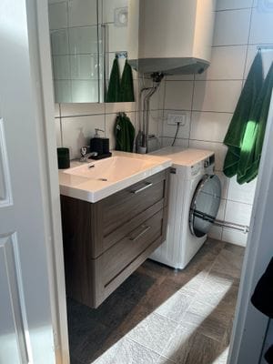 Tvättmaskin med torktumlare
