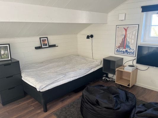 Loft, 2st dnkelsängar 120cm