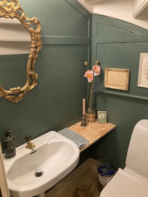 Toaletten på bottenvåningen