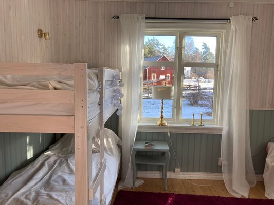 Sovrum med våningssäng