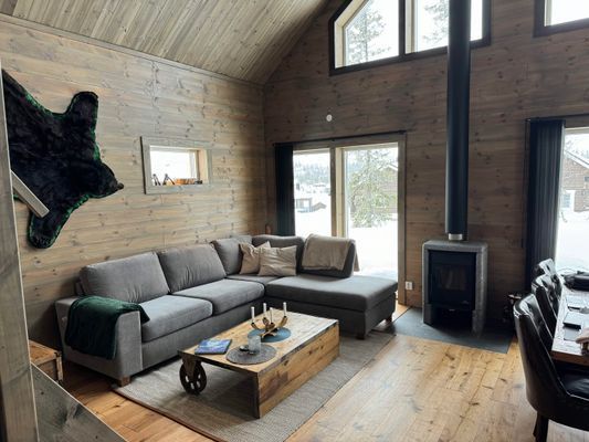 Fjällhus i Storhogna