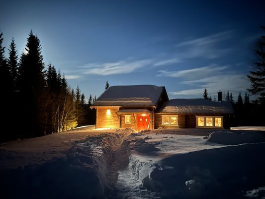 Fjällstuga Trillevallen - norsk timmerstuga