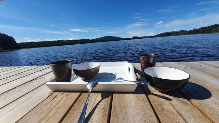 Bild 4 på Stuga med sjöutsikt, bad, vandringsleder & fiske i