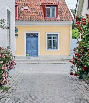 Visby innerstad, Gotland, Hund ok!