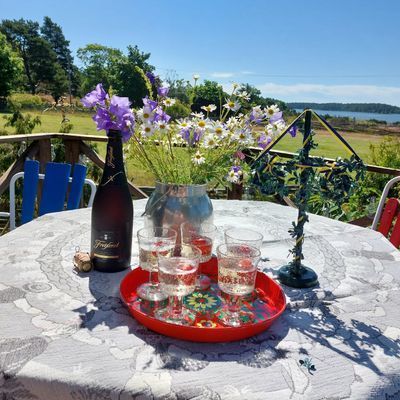 Havsnära stuga på Ödängla 12 bäddar, uterum, båt - Bild 15