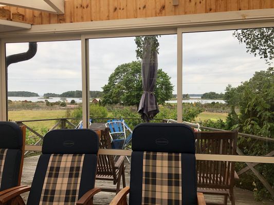 Havsnära stuga på Ödängla 12 bäddar, uterum, båt - Bild 14