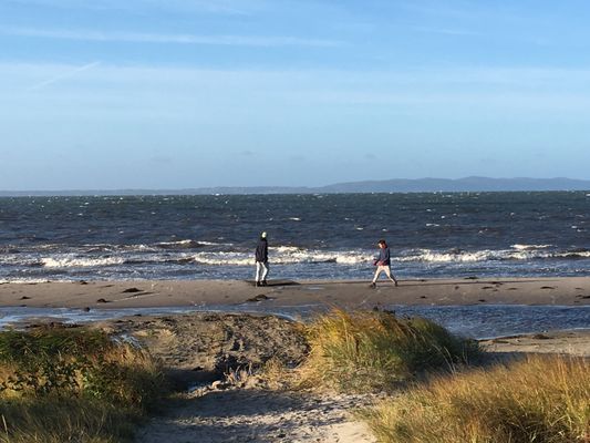 Höststorm vid havet