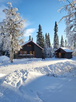 Mysigt fjällhus i Jämtland