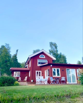 Charmigt Dala-hus med fiber i Leksand