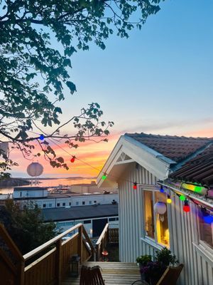 Hus vid havet med bastu & jacuzzi med havsutsikt