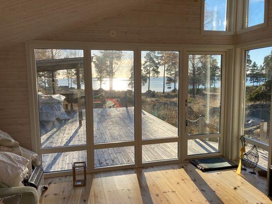 Utsikt från gästhus