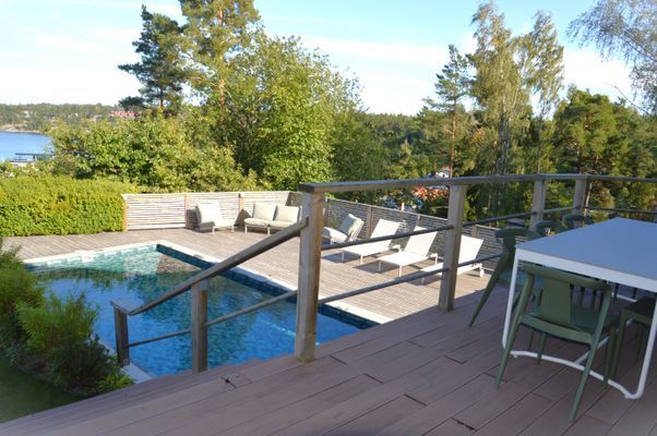Utsikten Mörtnäs, Värmdö. Exklusivt, pool, utsikt - Bild 42