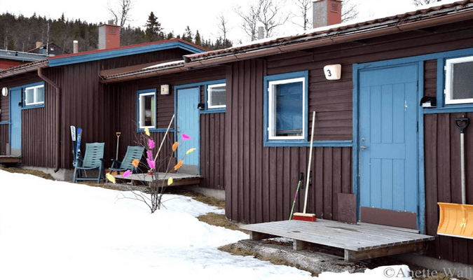 Mysig stuga mitt i Bydalen