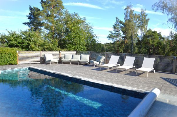 Utsikten Mörtnäs, Värmdö. Exklusivt, pool, utsikt