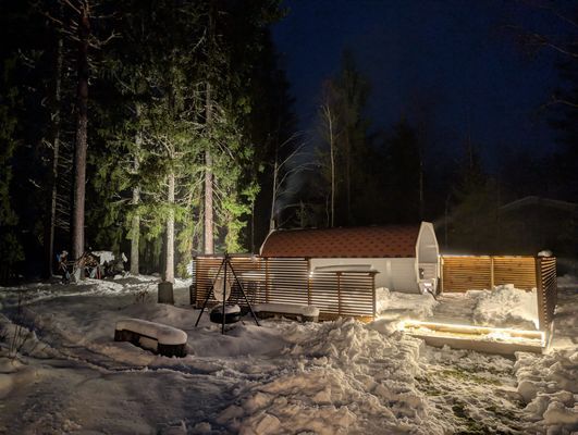 Bild 3 på Åretrunt stuga med vedeldad bastu nära strand