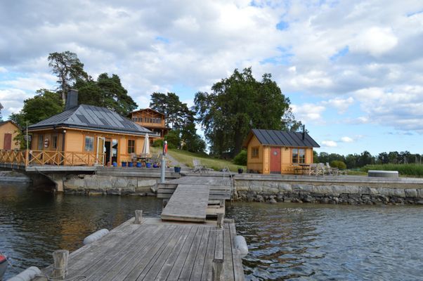 Lövudden Tynningö. Panoramautsikt över havet - Bild 46