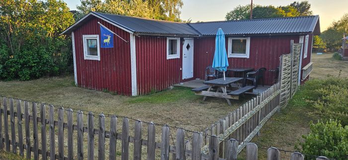 Stuga mitt på Öland