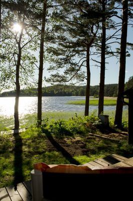 Strandstuga direkt vid sjökanten - Bild 18