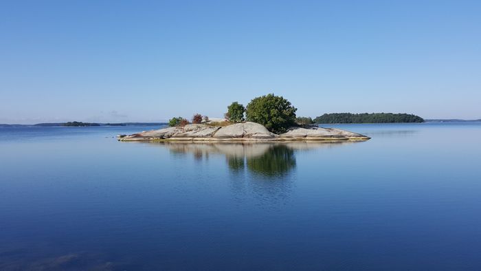Fågelön/Morgongåva nere vid Östernäs brygga