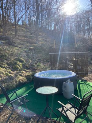 Stuga med vedeldad bastu och Jacuzzi - Bild 20