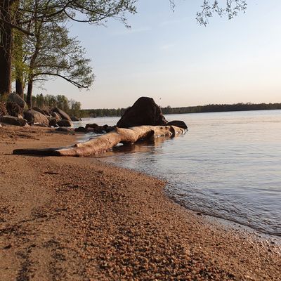 Stranden vid badtunnan