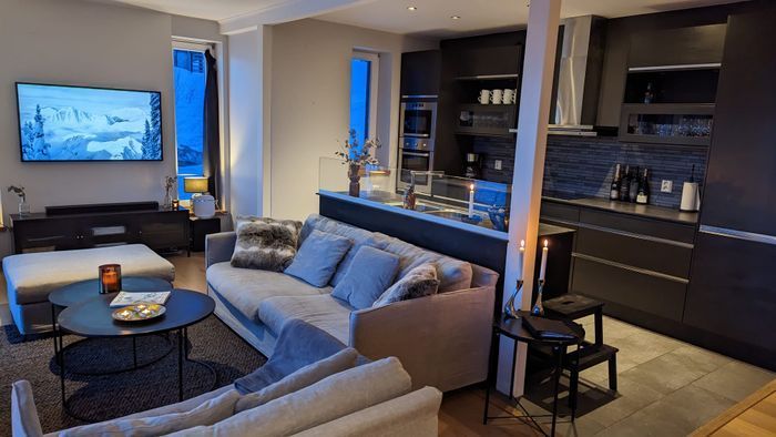 Bild 3 på Mysig, öppen lägenhet med bastu, nära skidbacken