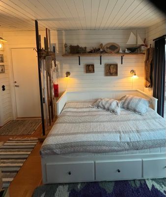 Utbäddad bäddsoffa