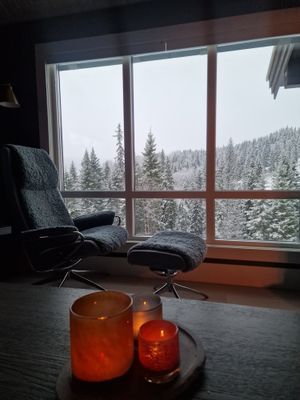 Rofyllda vyer från vardagsrummet