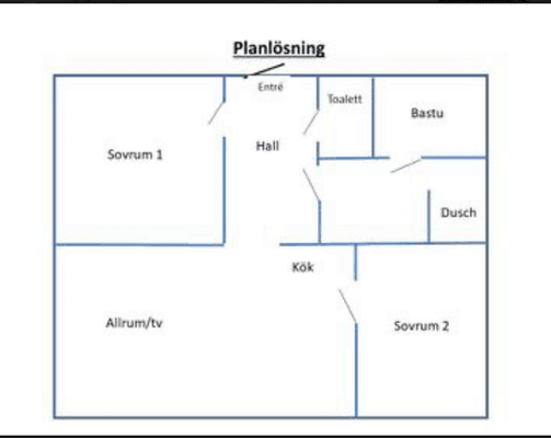 Åre Duved helt parhus 15 platser bästa läget i byn - Bild 13