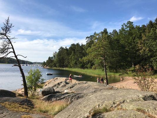 Klipporna på stranden