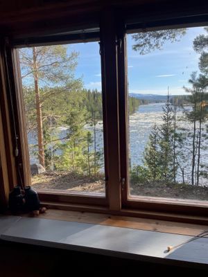 Utsikt från matplats