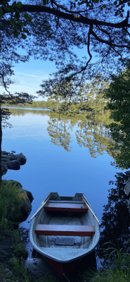 Hus vid sjön med brygga och bastu i Småland - Bild 7