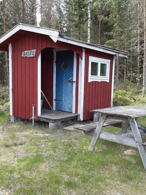 Idyllisk stuga-torp, med vedeldad bastu vid sjön - Bild 29
