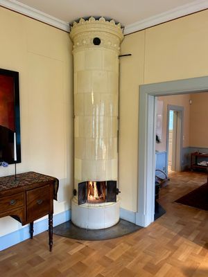 Vacker villa i skånsk slottsmiljö