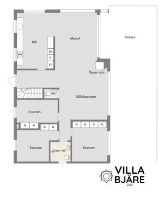 Stor villa med havsutsikt - Bild 7