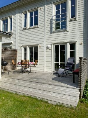 Hyr denna stuga i Falkenberg på 108 m². 5-7 sängplatser. Från 7 999 kr per vecka. Se bilder och tillgänglighet här.
