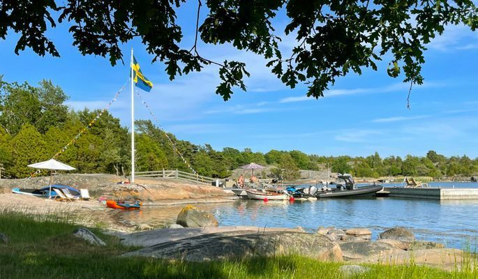 Unik sommarstuga med egen sandstrand på Fångö - Bild 7