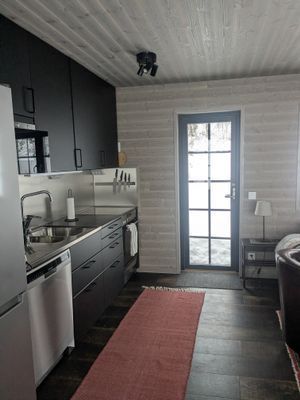 Fjällstuga med gäststuga i snösäkra Tänndalen