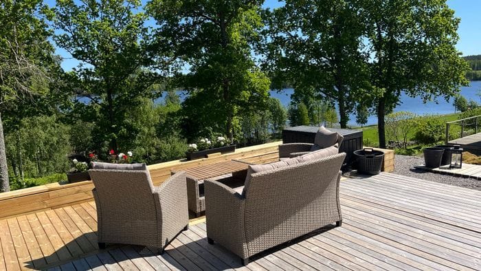 Bild 4 på Stuga och bastu med privat badplats