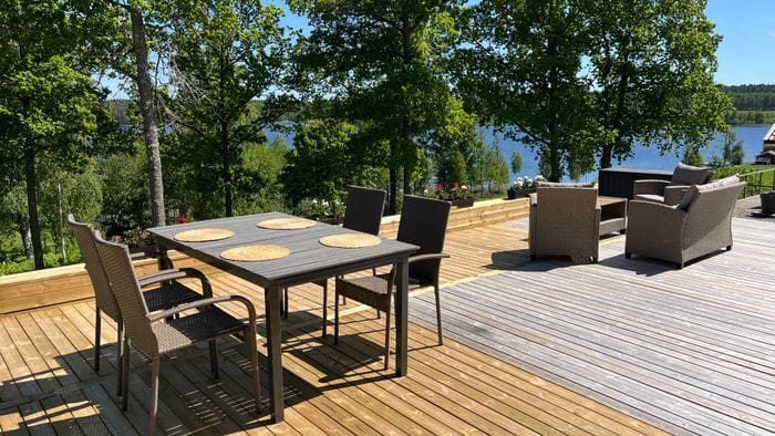 Stuga och bastu med privat badplats - Bild 7
