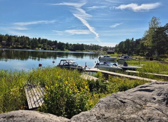 Sunnanöviken perfekt för fiske och kanot