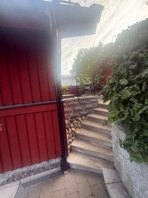Trappa upp till lägenheten