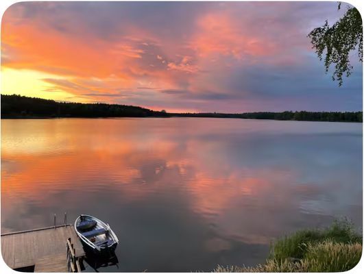 Bild 4 på Mysig stuga vid en sjö med egen brygga