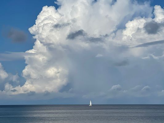 Havsutsikt vid badet