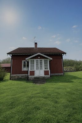 Sommarhus på Siarö med sjöutsikt.