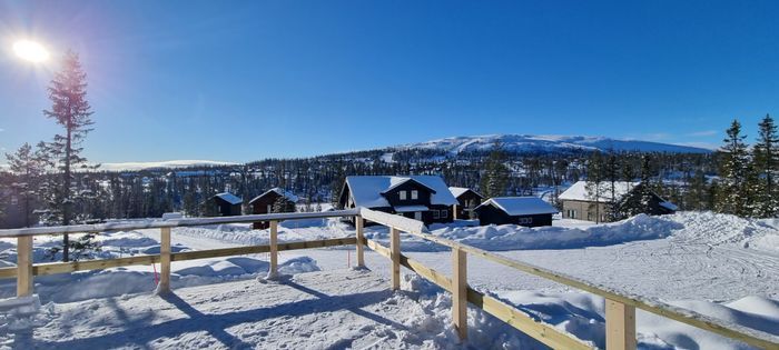 Härligt fjällhus på Solsidan i Storhogna